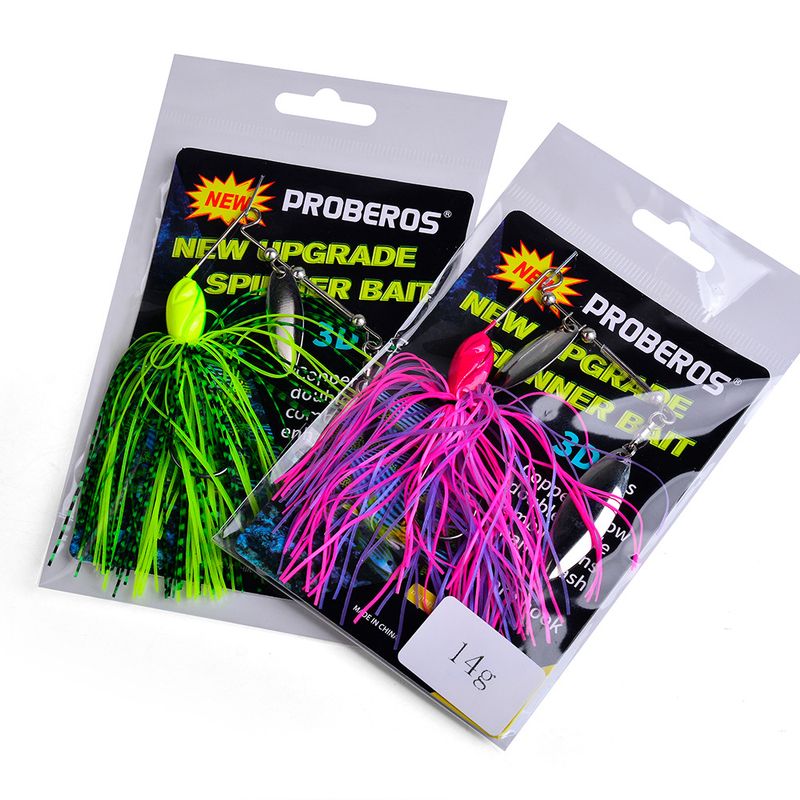 Anti-Hook Bottom Beard Man Lure 10G 14G Tassel Spinnerbait Sequin Lifelike Bait_voghion.com