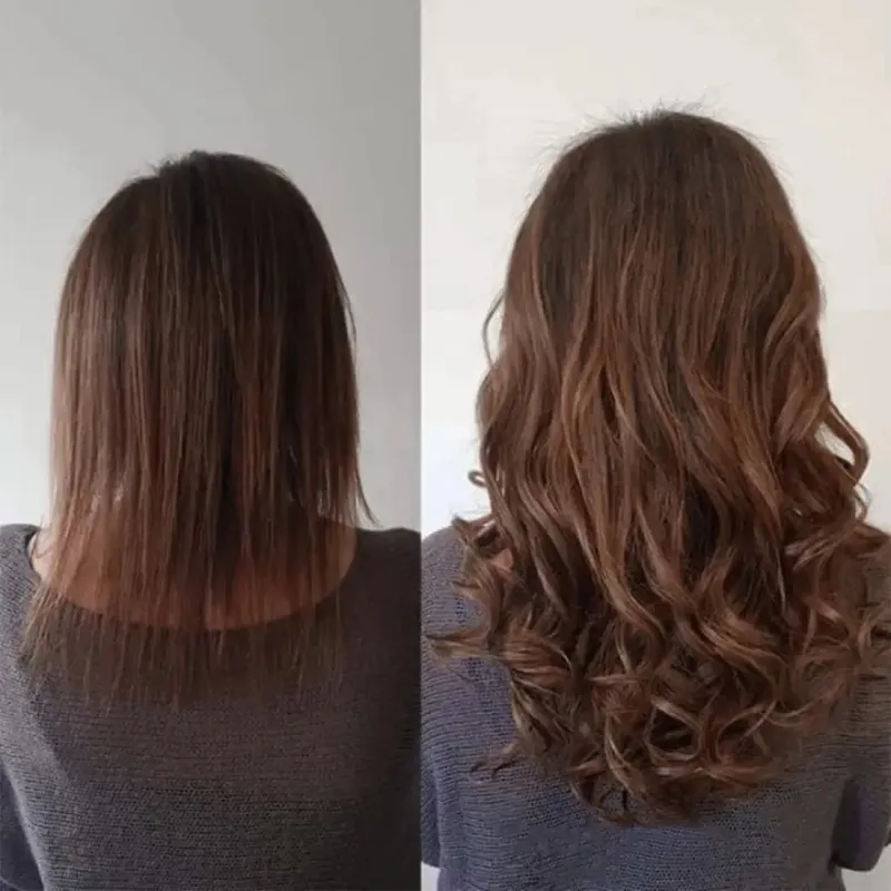 Extensiones de cabello humano con cinta adhesiva n.° 4, liso, Remy, sin costuras, trama de piel invisible, 20 unidades, 16 a 26 pulgadas_voghion.com