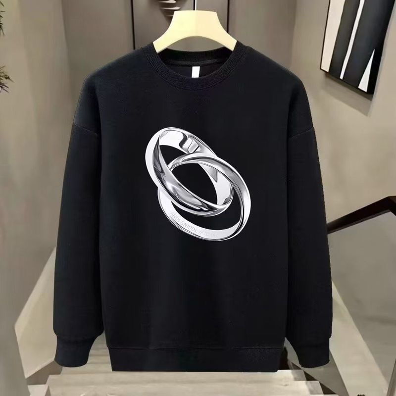 Felpa girocollo di alta qualità, marchio alla moda, unisex, moda coreana, autunno inverno, top di coppia_voghion.com