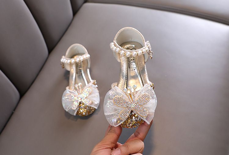 Neu Dame Baby Mädchen Mädchen Prinzessin Diamant Einzelnen Schuh Schuhe Dance_voghion.com