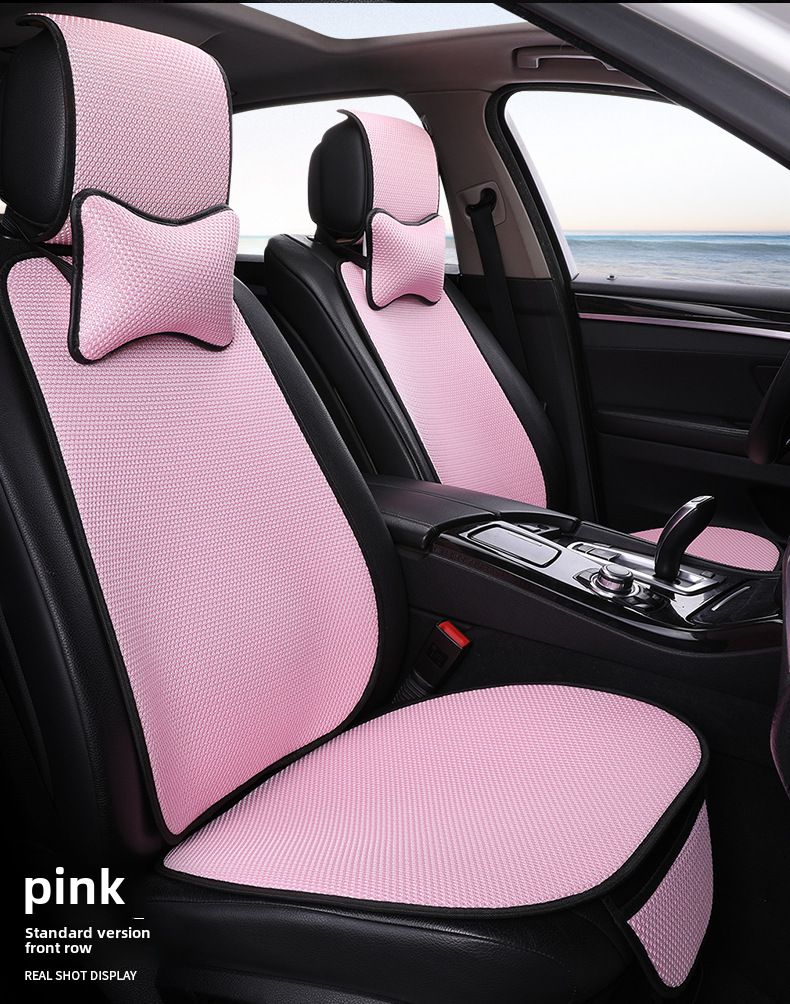 Zomer nieuwe ijs zijde autostoel kleine taille algemeen ademend antislip slijtvast_voghion.com