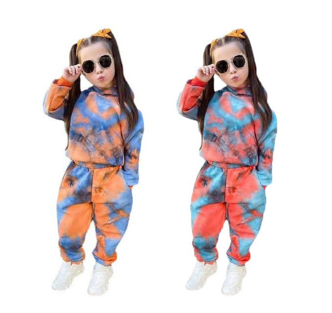 M80192023 Frühling Freizeit Sport Neue Lange Schlaf Krawatte Gefärbt Pullover Set Ins_voghion.com