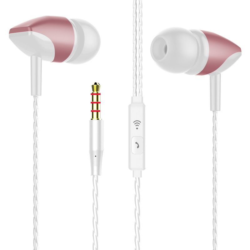 S22 Wired Headphone Ergonomic Anti-winding TPE Mega Bass In-ear Earphone For Music_voghion.com