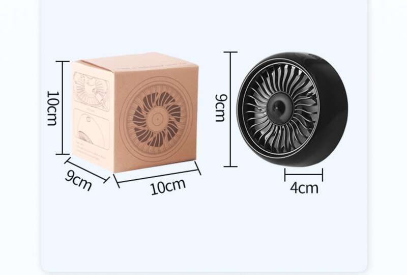Auto-Mittelkonsole, multifunktionaler Auto-USB-Kühlluftauslass, kleiner Mini-Lüfter, tragbarer Lüfter_voghion.com