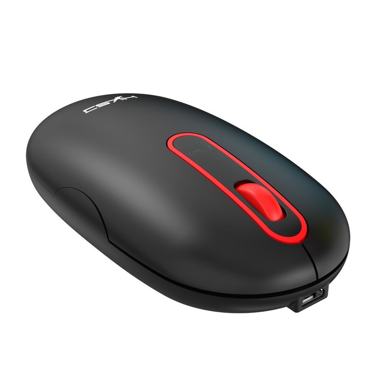 T15 2,4G wiederaufladbare kabellose Maus mit leisem Design, 500 mAh, geeignet für Bürospiele_voghion.com