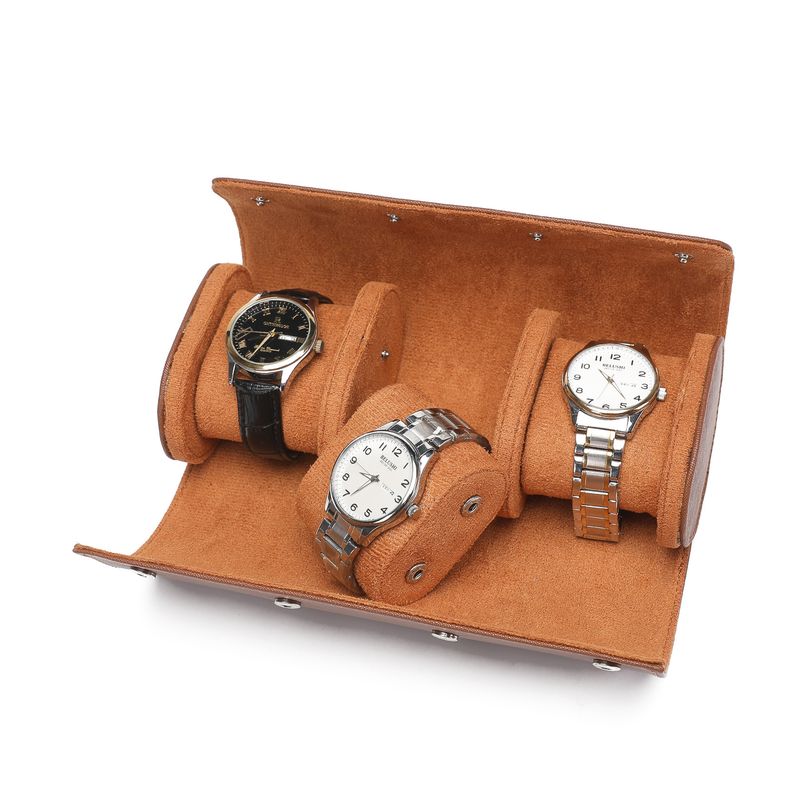 Pu Leather Watch Storage Box 1 2 3 Watch Multi-position High-end Travel Watch Box Bracelet Box Portable Watch Box_voghion.com