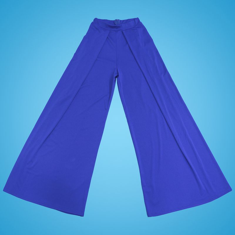 Damenbekleidung, drapiert, locker, schmal, weites Bein, einfarbig, gerader Stil, modische Freizeithose_voghion.com