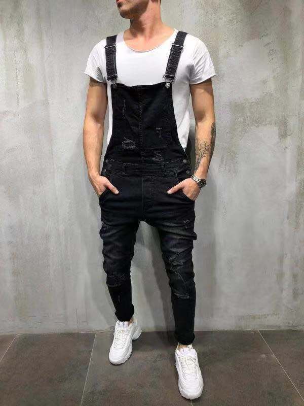 Macacão jeans masculino de comércio exterior masculino_voghion.com