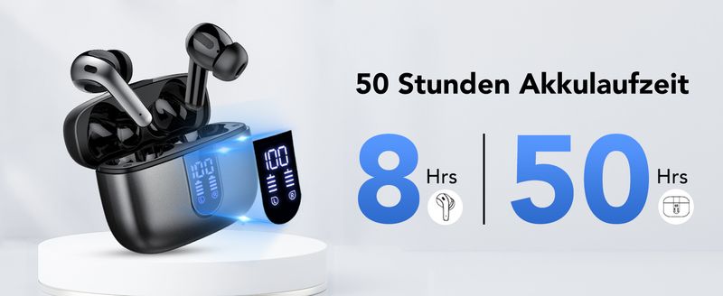 TWS Bluetooth 5.3 Earphone Stereo Bass With Noise Cancelling Mic Waterproof Wireless Headphones In Ear Buds For Android_voghion.com