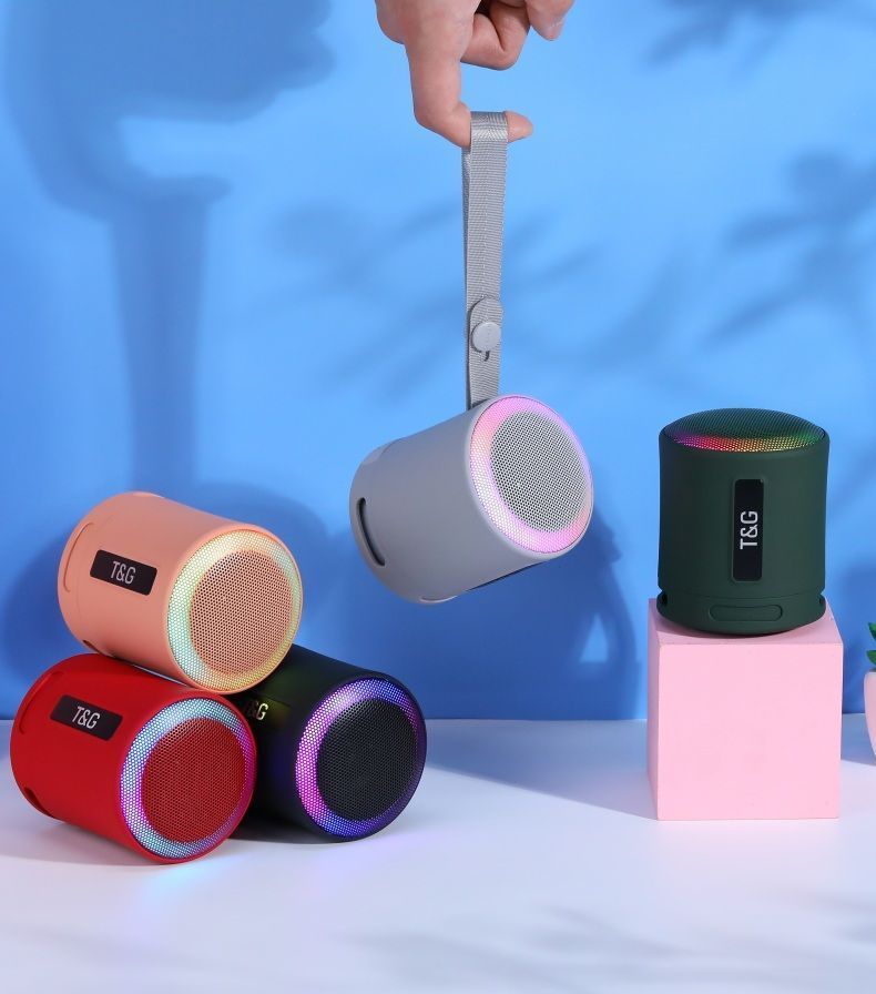 Kültéri hordozható mini Bluetooth hangszóró Hangminőségű mélynyomó, számítógép kis hangszóró, rádió nagy hangerővel_voghion.com
