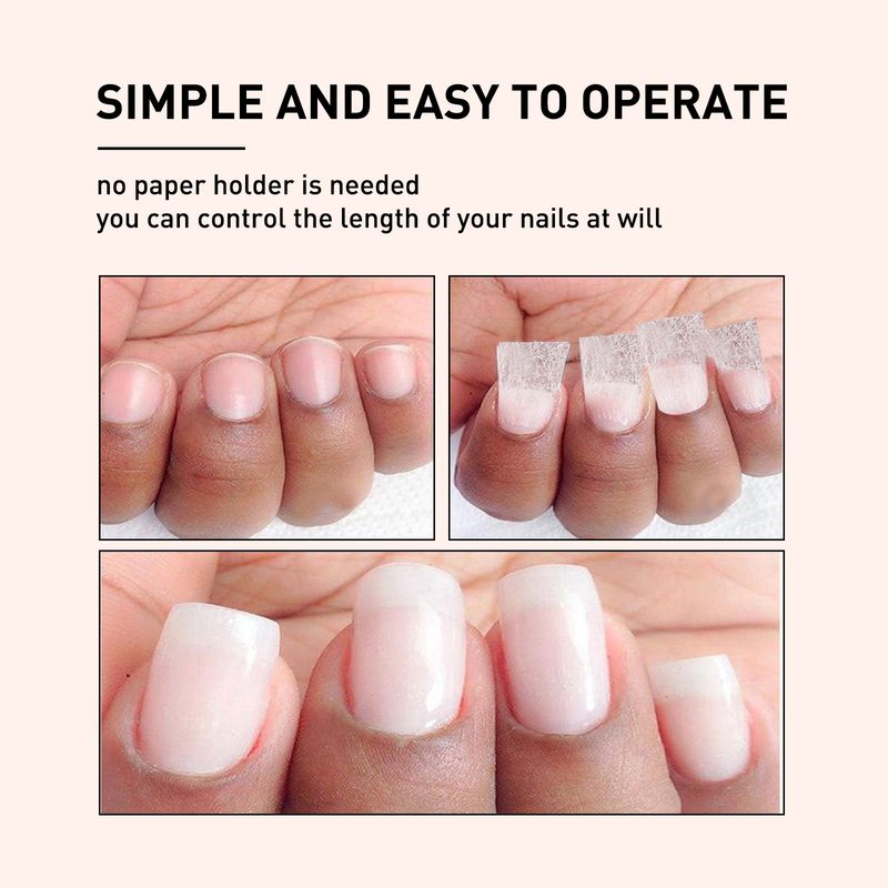 Pegamento para uñas Jaysuing Fiber Set Burst de secado rápido, duradero, resistente al agua y transparente._voghion.com
