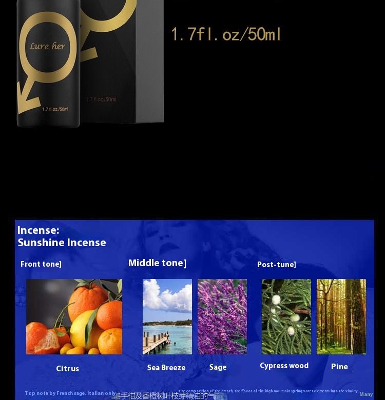 Nuovo profumo Dating Charm Seduction Profumo per uomo e donna Eau de toilette fresca e duratura Vietnam Profumo transfrontaliero_voghion.com