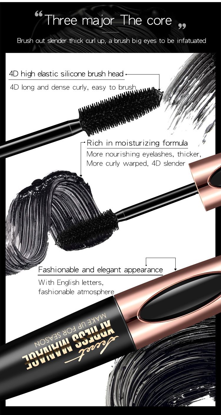 A máscara de cílios 4D Volumizing é à prova d'água, não borra, dá volume e alonga_voghion.com