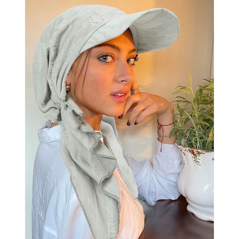 Women's Clothing Solid Color Women's Scarf Hat Versatile Malaysia Scarf Muslim Headscarf Hat_voghion.com