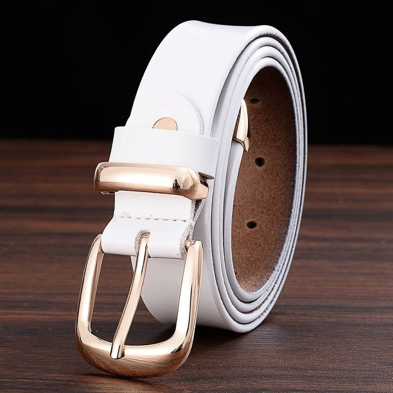 HOT Available In Plus Size Women Leather Belt Brand Ladies Length: 95-120cm Belts For Female Width:2.8cm_voghion.com