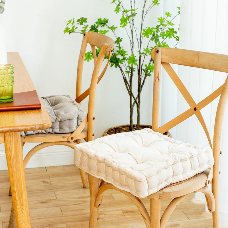 Dutch Velvet Thickened Office Waist Support Beautiful Buttocks Yoga Meditation Seat Dining Chair Cushion Ins Style_voghion.com