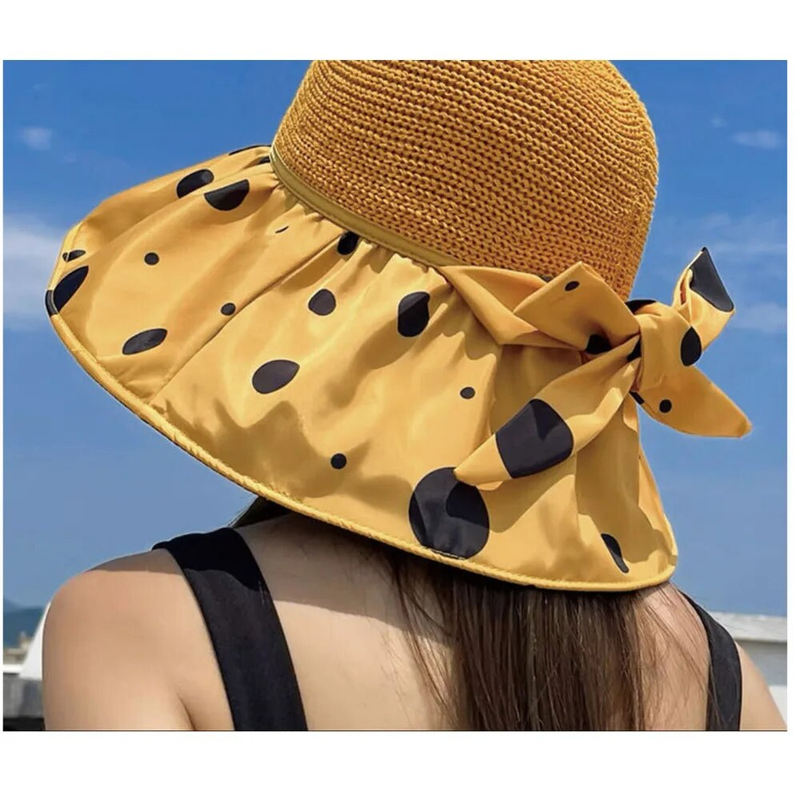 Versione coreana della spiaggia a tesa oversize per il pescatore versatile in gomma nera minimalista da esterno da donna con incavo_voghion.com