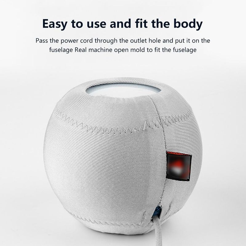 2 Stück für Homepod Mini Smart Speaker Staubschutzhülle, Stretchtuch, Audioschutzhülle (schwarz)_voghion.com