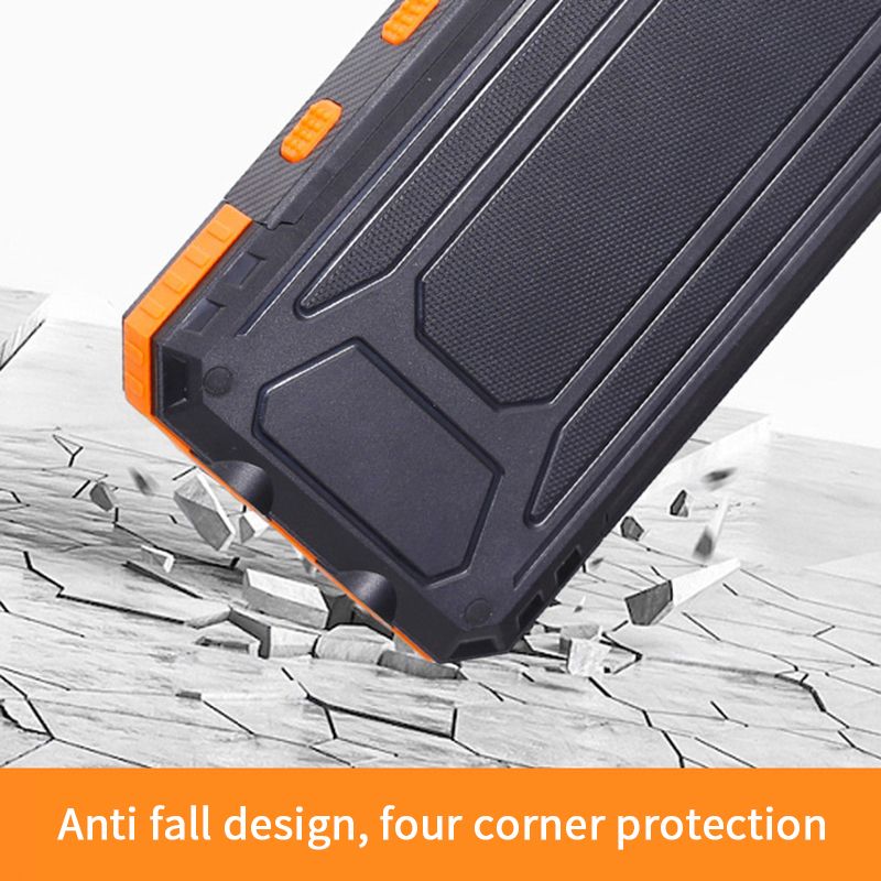 20000 MAh Outdoor Solar External Battery Charging Power Bank For IPhone Huawei Travel Super Fast Charger_voghion.com
