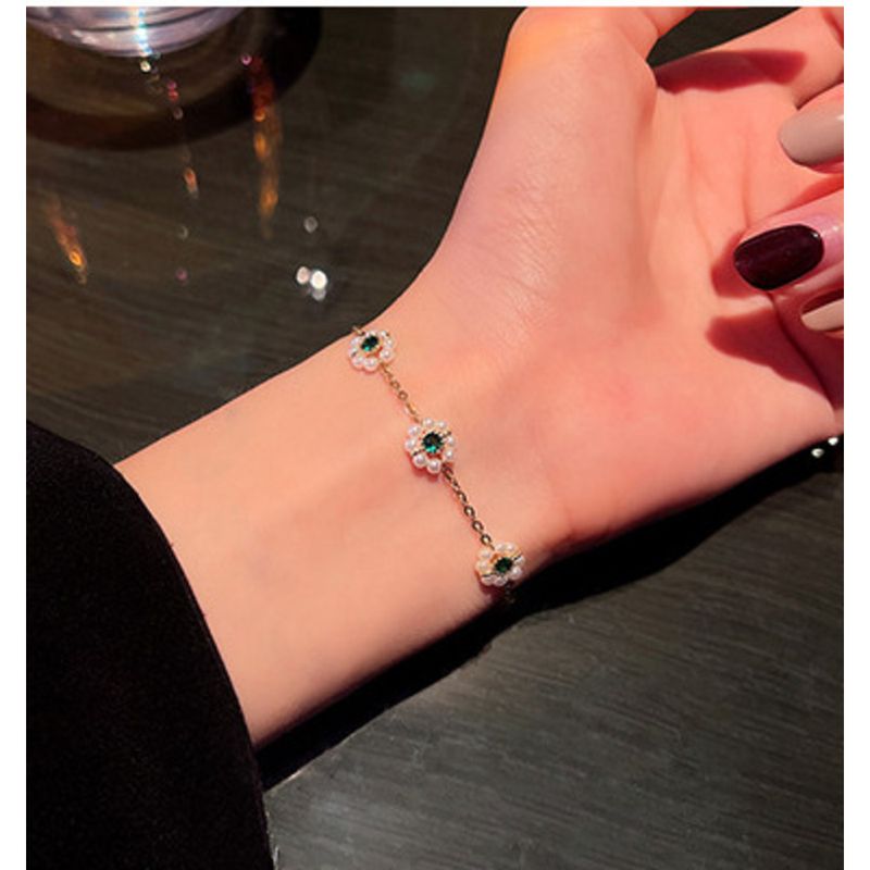 Koean Peal Weiblicher Instagram-Stil, Hochwertiges, kleines und beliebtes Armband aus Titanstahl, Paar-Handschlaufe,_voghion.com