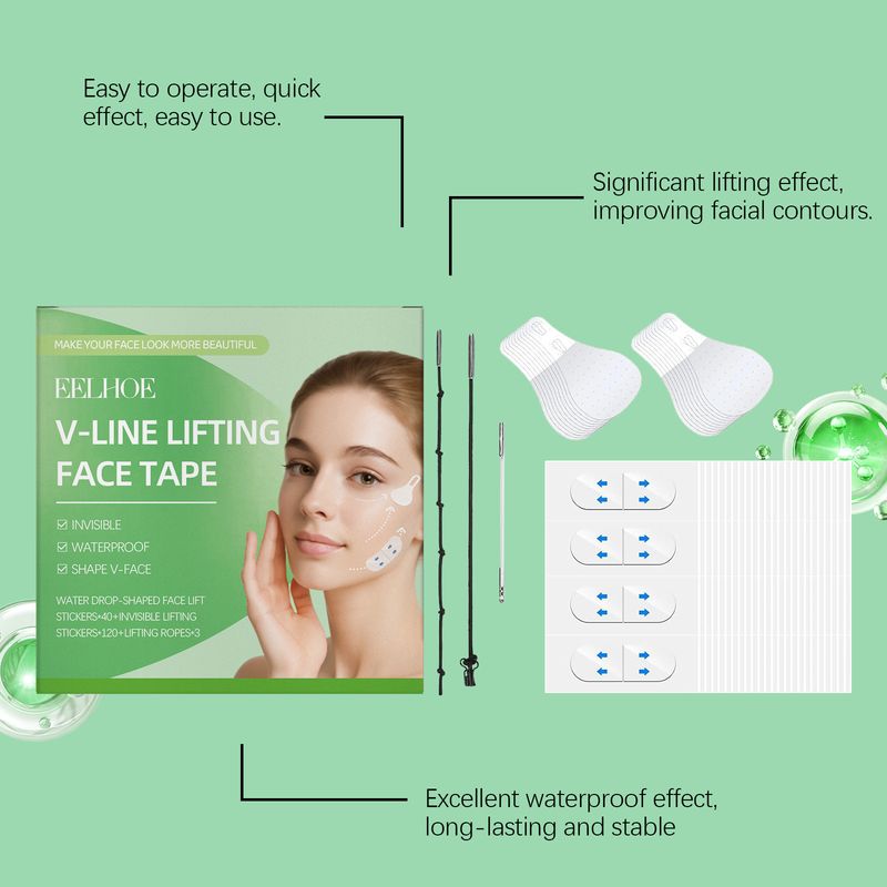 Set di cerotti invisibili per la cura del viso EELHOE, cura quotidiana della pelle del viso, cerotti per la cura del viso_voghion.com