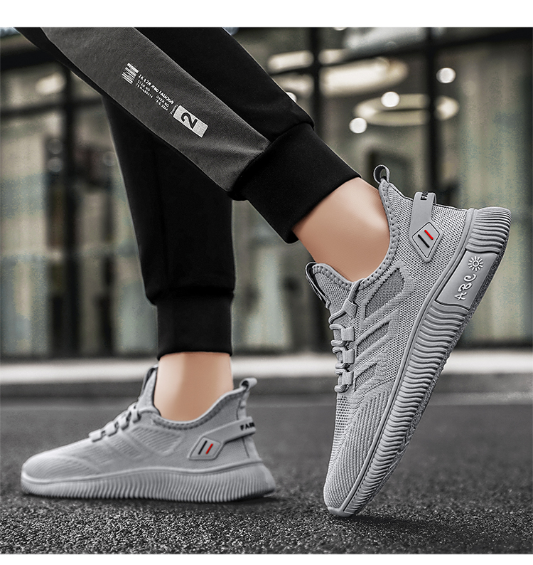 Herren-Sneaker zum Reinschlüpfen, atmungsaktiv, bequem, modisch, Jogging-Sneaker, leicht, lässig, Netzstoff, zum Gehen und Laufen_voghion.com
