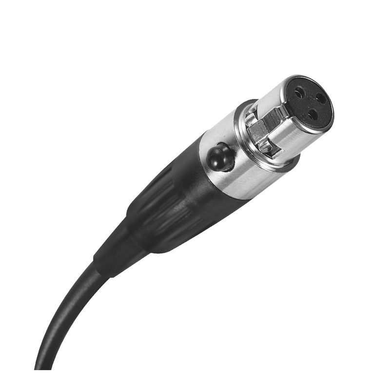 iiiMymic Pro-Konzert-Headset-Mikrofon mit 3-poligem Mini-XLR-TA3F-Anschluss, Schwarz, für kabellosen AKG Samson Body-Pack-Sender_voghion.com