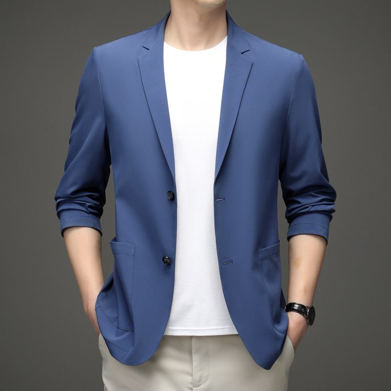 Abito da uomo in seta Yanxuan Manzi di qualità imbattibile, resistente ai raggi UV, ultra traspirante, alla moda, leggero, con protezione solare._voghion.com
