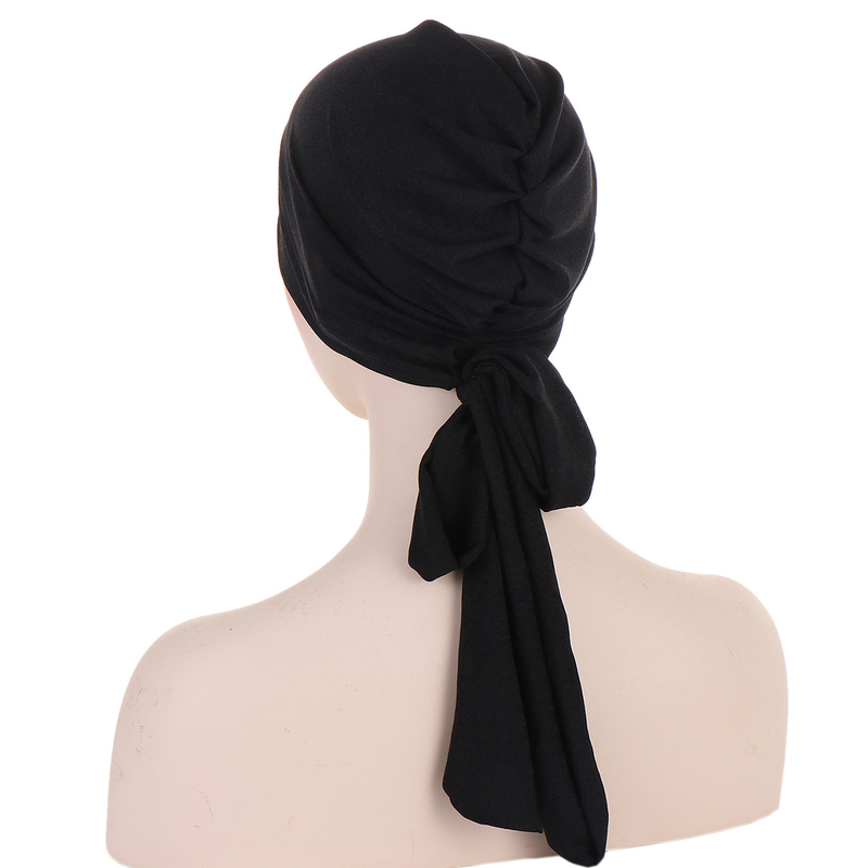 Cappelli da donna cappello a coda lunga foulard casual e versatile cappello da chemioterapia da donna comodo e leggero_voghion.com