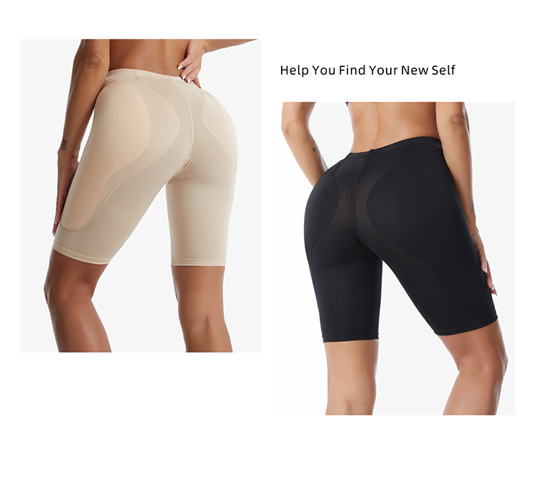 Damenbekleidung, weibliche Boxer-Bauchkontrollhose, Schwammpolster, Fake-Po-Lift-Hose zur Vergrößerung des Gesäßes und Cross-Body-Shaping-Hose, körperbetont_voghion.com