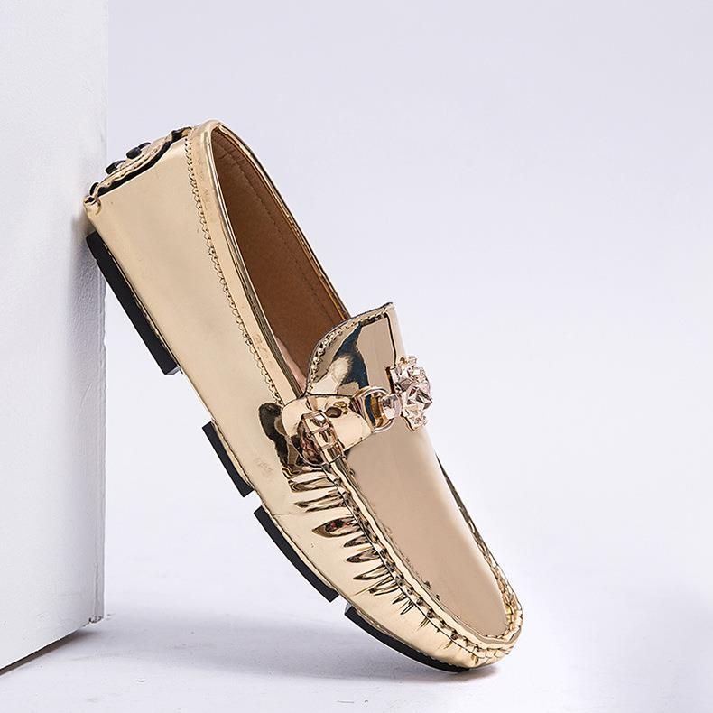 Unschlagbare Qualität Neue Loafer Loafer, Modische Low Cut Oversized Herren Bean Schuhe, Casual_voghion.com
