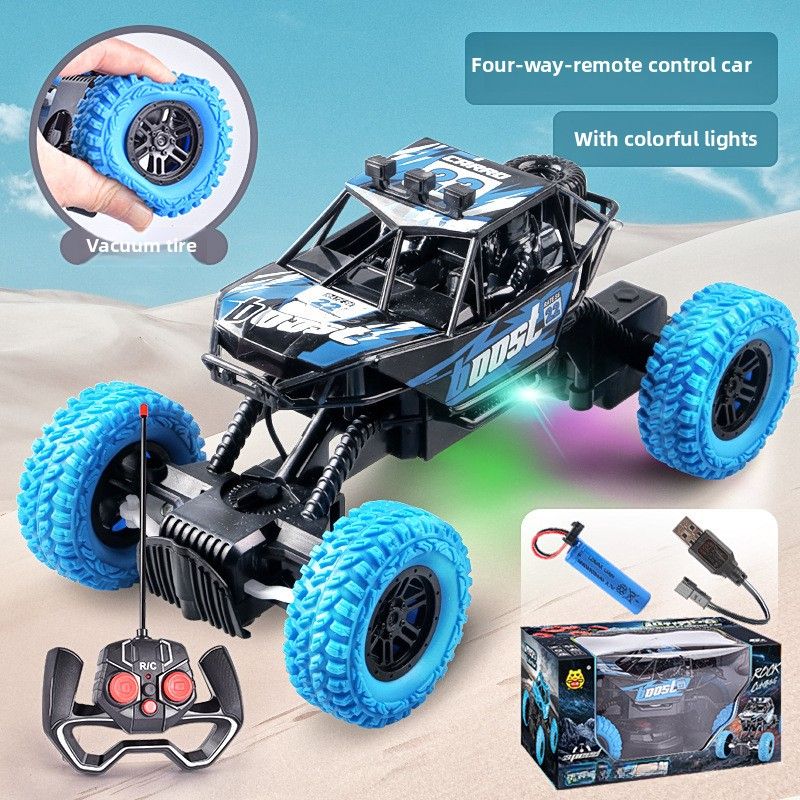 Five-way Remote Control Car Off-road Climbing Car Children's Remote Control Car Boy Gift Charging Toy Model Car_voghion.com