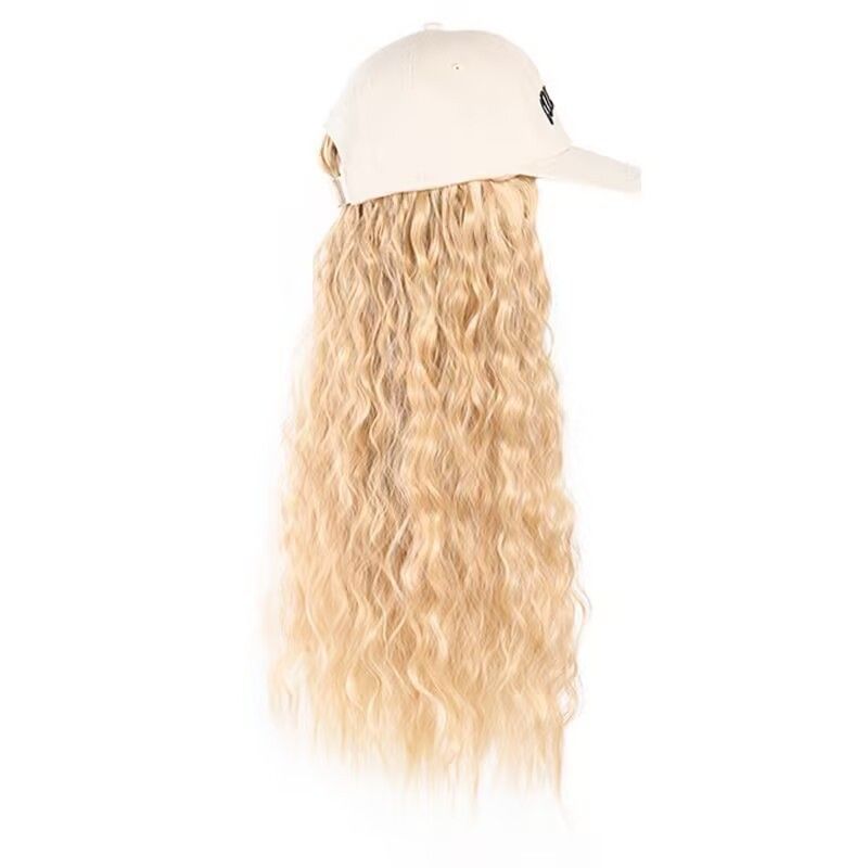 Parrucca alla moda da donna con capelli lunghi e ricci, fibra ad alta temperatura, stile bohémien, perfetta per qualsiasi tono di pelle e forma del viso_voghion.com