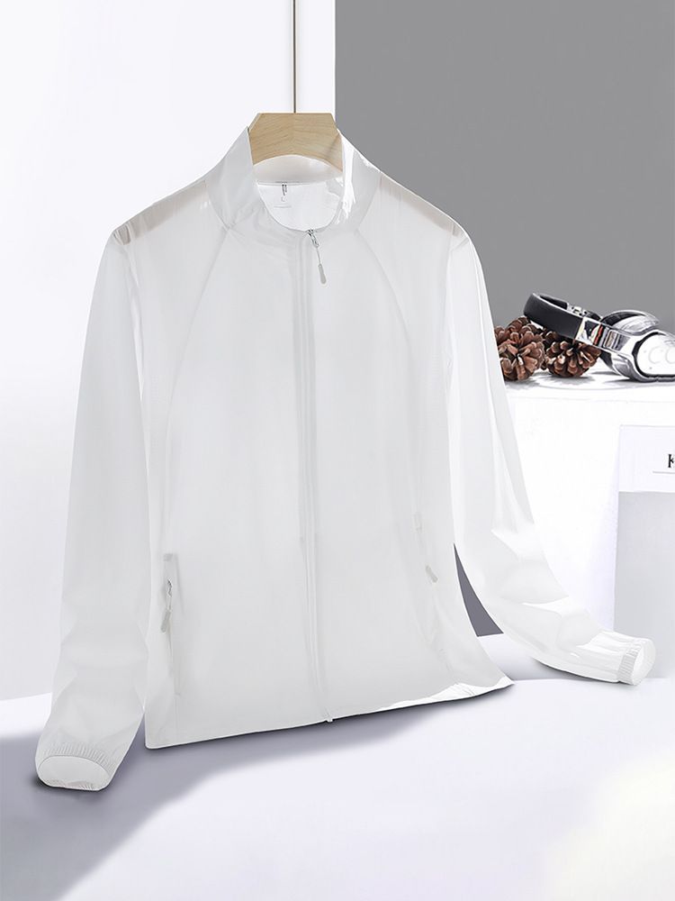 Unbeatable Quality 2025 Summer Couple High Quality Sunscreen Men, Cool, Breathable, Elastic Stand Up Neck Ice Silk Skin For Women, Fishing_voghion.com