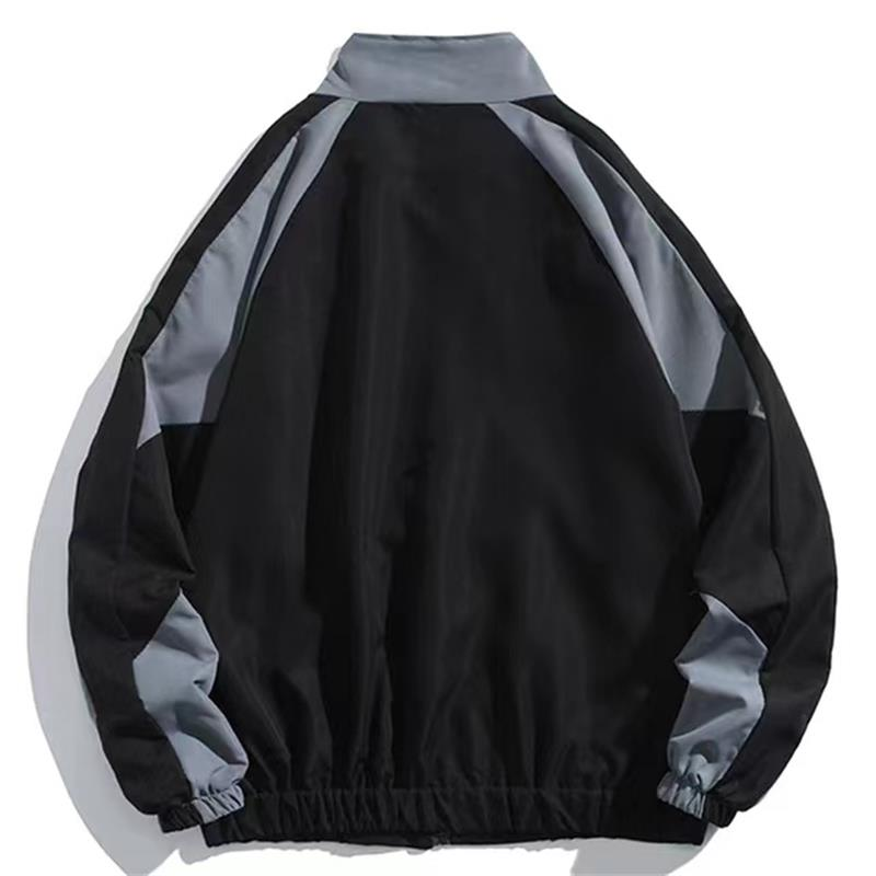 Hip Hop Varsity Jacket Men High Street Patchwork Color Block Windbreaker Coats Women Spring Autumn Thin Fashion College Jackets_voghion.com