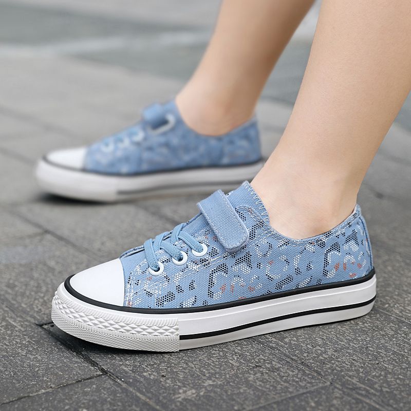 Scarpe in tela per bambini, suola morbida, scarpe casual da corsa per bambini, scarpe da ginnastica piatte antiscivolo per ragazze, taglia 27-36_voghion.com