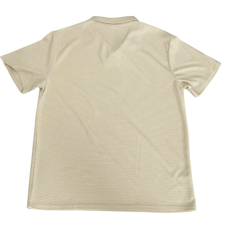 2024 Men's Summer New Thin Fashion Solid Color Heavy Waffle Short-sleeved Casual Men's Polo Shirt T-shirt_voghion.com