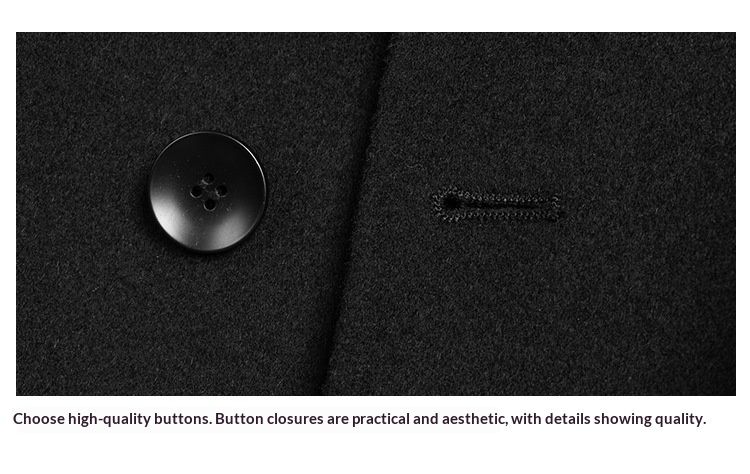 Hue Hue 2025 High-End 100% Double-Sided Premium Woolen Jacket Men's Over-Knee Wool Coat Wholesale_voghion.com