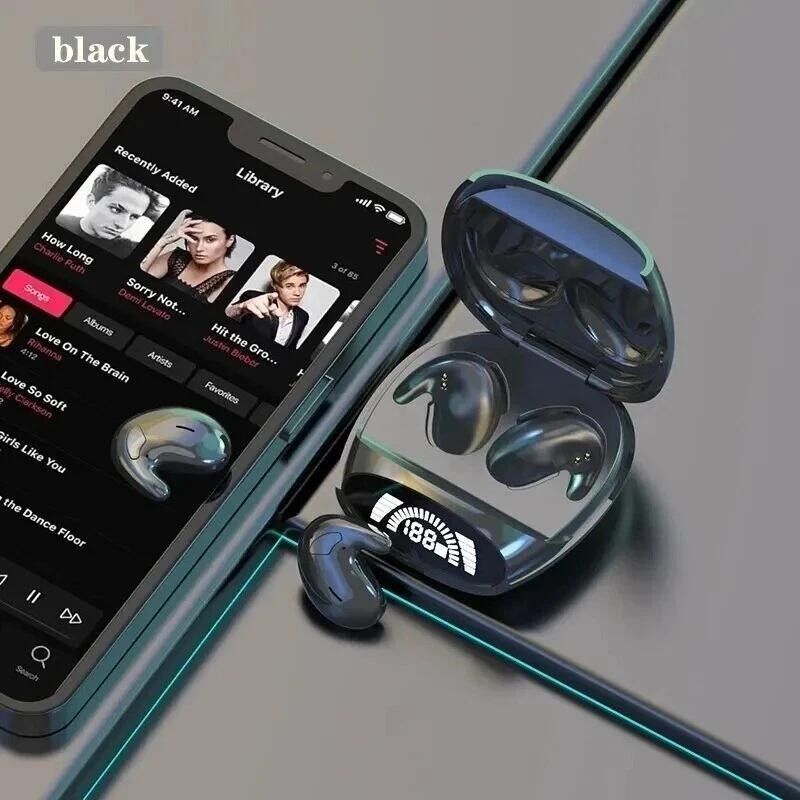 Drahtlose Bluetooth-Ohrhörer Unsichtbare Schlafkopfhörer Geräuschunterdrückung TWS_voghion.com