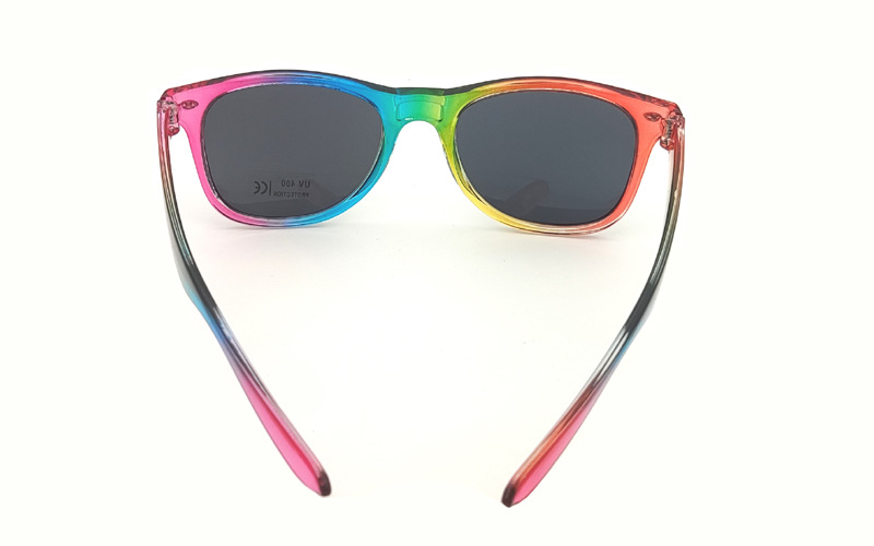 Wholesale Rainbow Pride Sungla Unisex Retro UV400 Protection LGBT Eyewear Bulk Sungla for Adults Teens Party_voghion.com