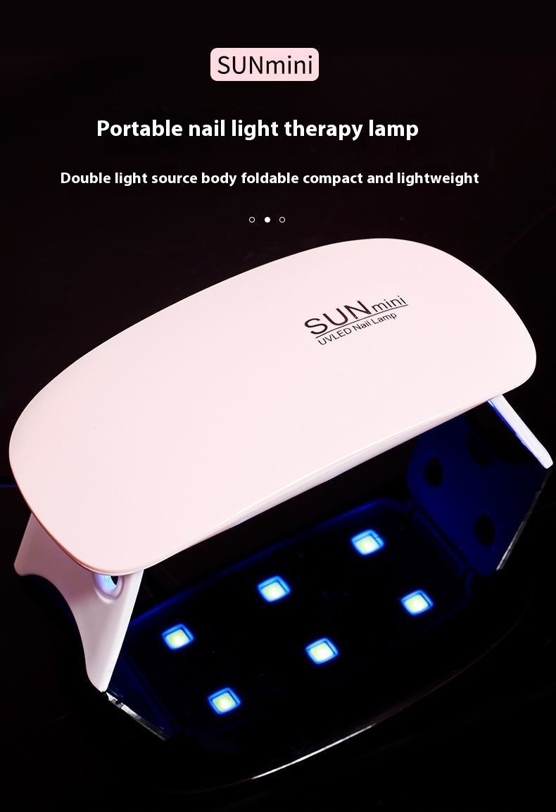 Fashionabla snabbtorkande bärbar fototerapi handhållen UV-mus l mini LED-spiklampa bakmaskinutrustning_voghion.com