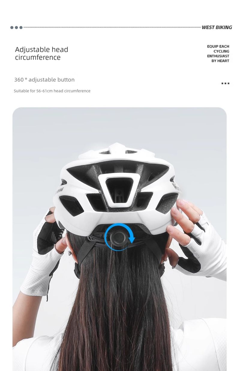 West Rider Integrierte Sicherheitskappe mit Rücklichtbrille_voghion.com