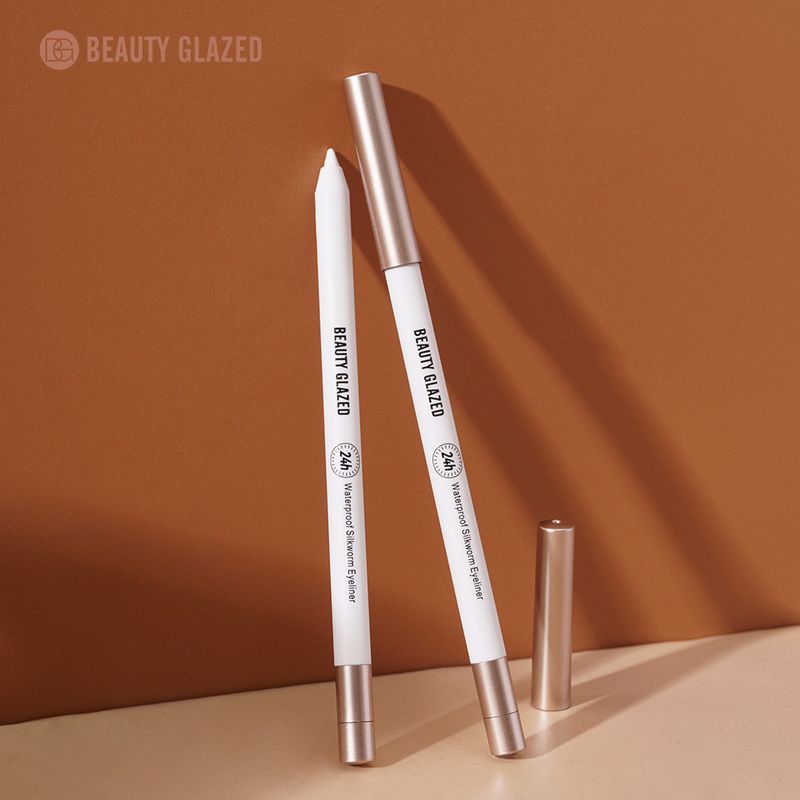 BEAUTY GLAZED Weißes Eyeliner-Gel, langanhaltend, wischfest, Aegyo-Sal-Stift-Make-up für Anfänger_voghion.com
