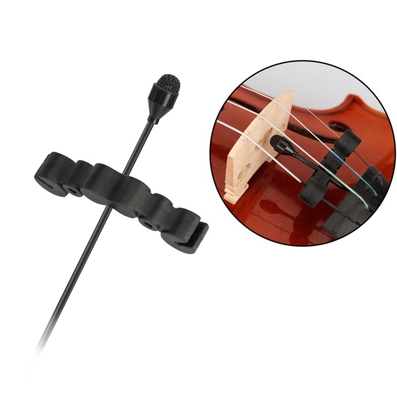 KIMAFUN Mini Microfone Vio com Fio Instrumento Musical Microfones Condensadores Omnidirecional Piup para Shure AKG Sem Fio_voghion.com