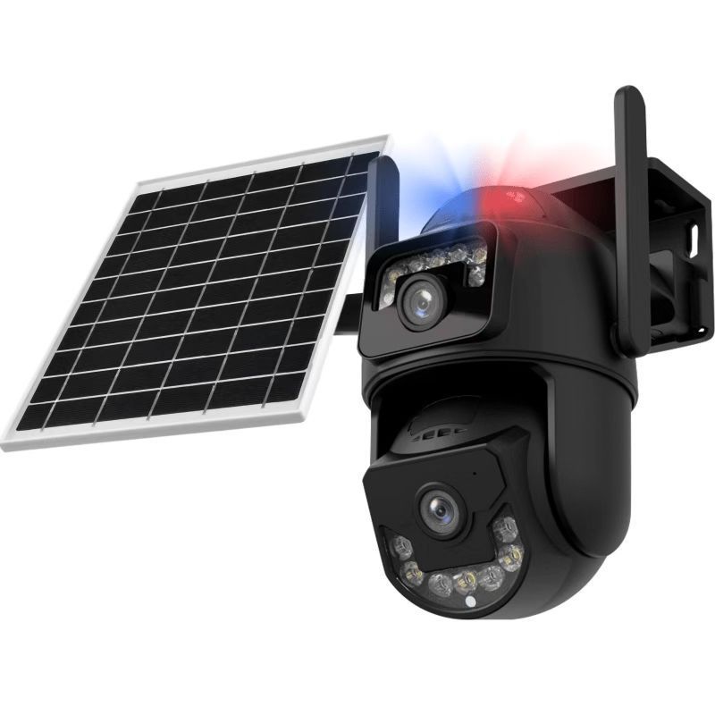 Trendy Items QL99 AOV All-Weather Waterproof Solar Surveillance 6.0million HD Remote Intercom 4G Camera_voghion.com