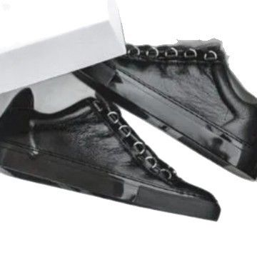 New Style Wrinkled Genuine Leather Low High Top Classic Casual Versatile Men's Trendy Sneakers_voghion.com