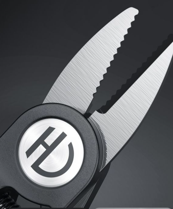 Hua Ji Lu Ya Outdoor Portable Fishing Special Fish PE Line Serrated Blade Scissors Stainless Steel_voghion.com