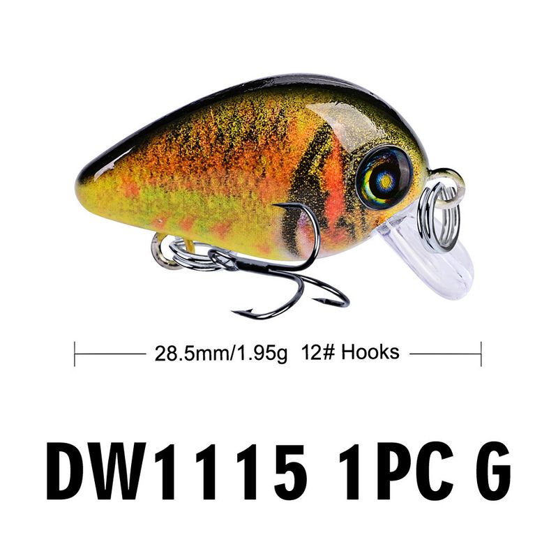 Lure 1.95G Small Rock 28.5mm Sea Fishing Freshwater Painted Fish Bait DW1115 Bionic Design_voghion.com