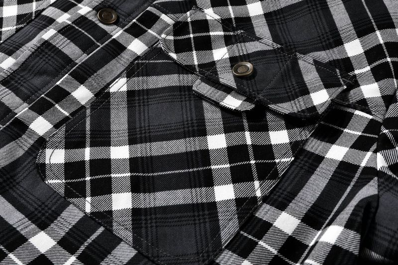 Herren Winter Kariertes Gestreiftes Strick-Kapuzenhemd Mit Schwerer Baumwolljacke_voghion.com