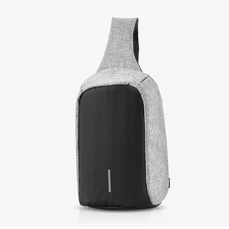 Borsa a tracolla in tela multifunzionale antifurto casual da uomo, a spalla singola, 2020_voghion.com